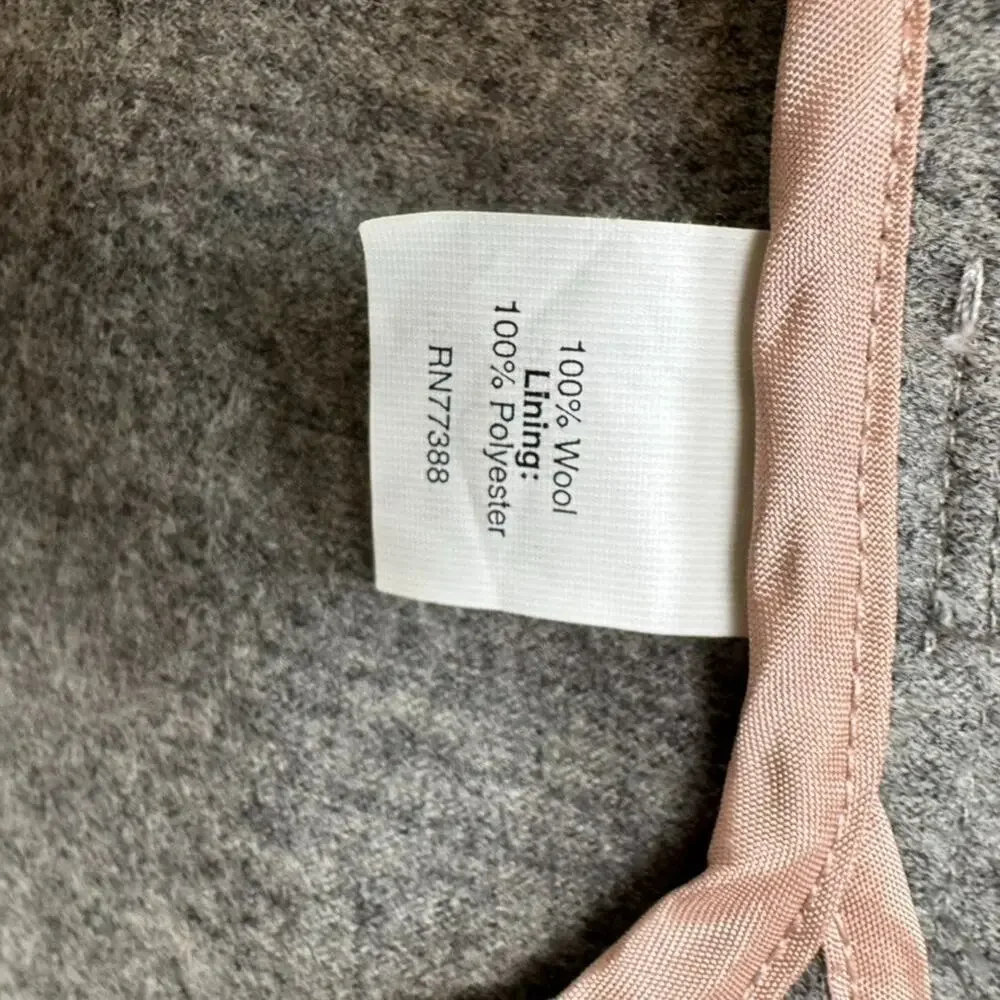 J.Crew Wool 10 Tall M L Benny Double Breasted Blazer Unstructured Gray Unlined - Picture 4 of 16